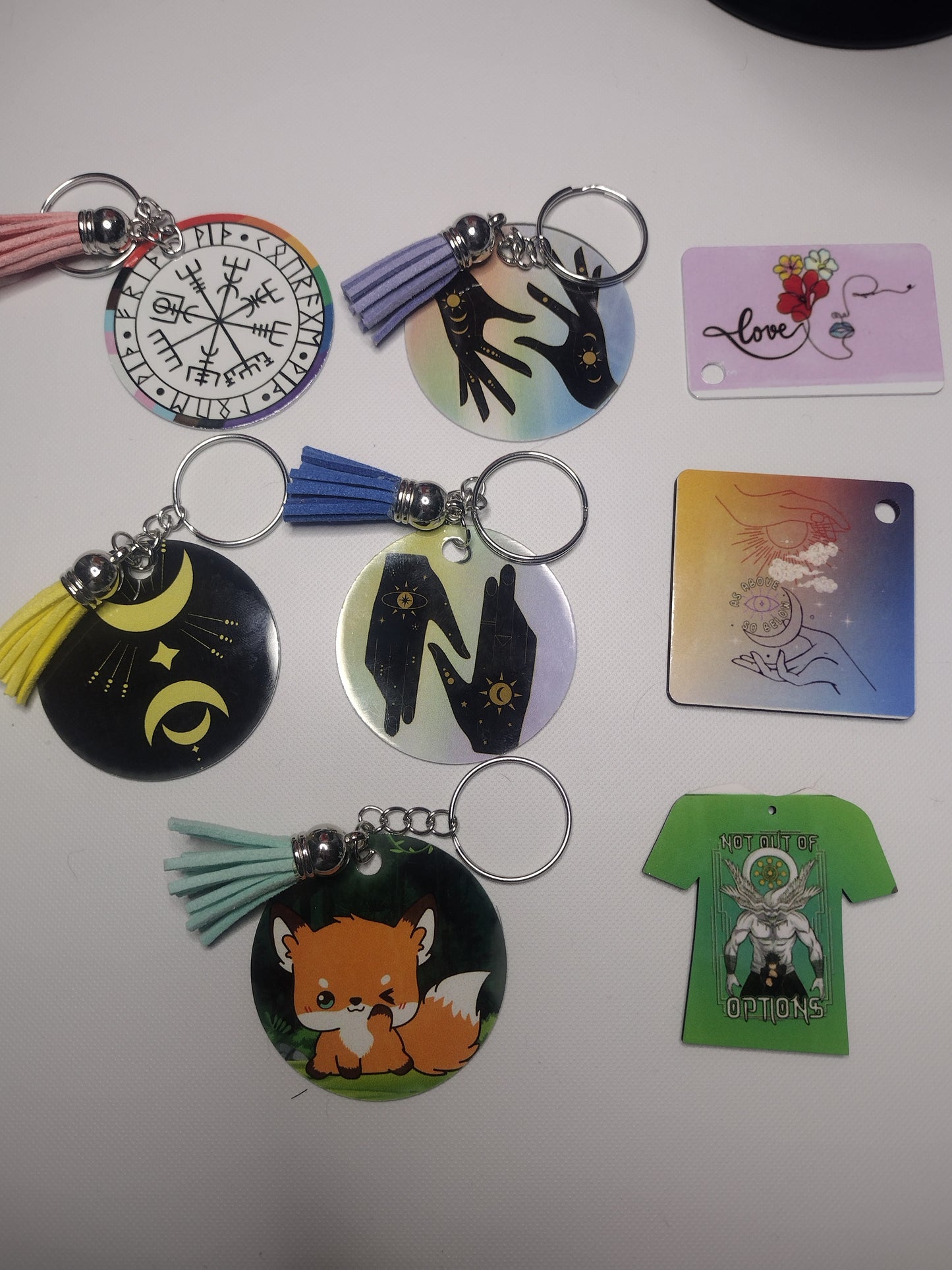 Custom Keychains with Tassels