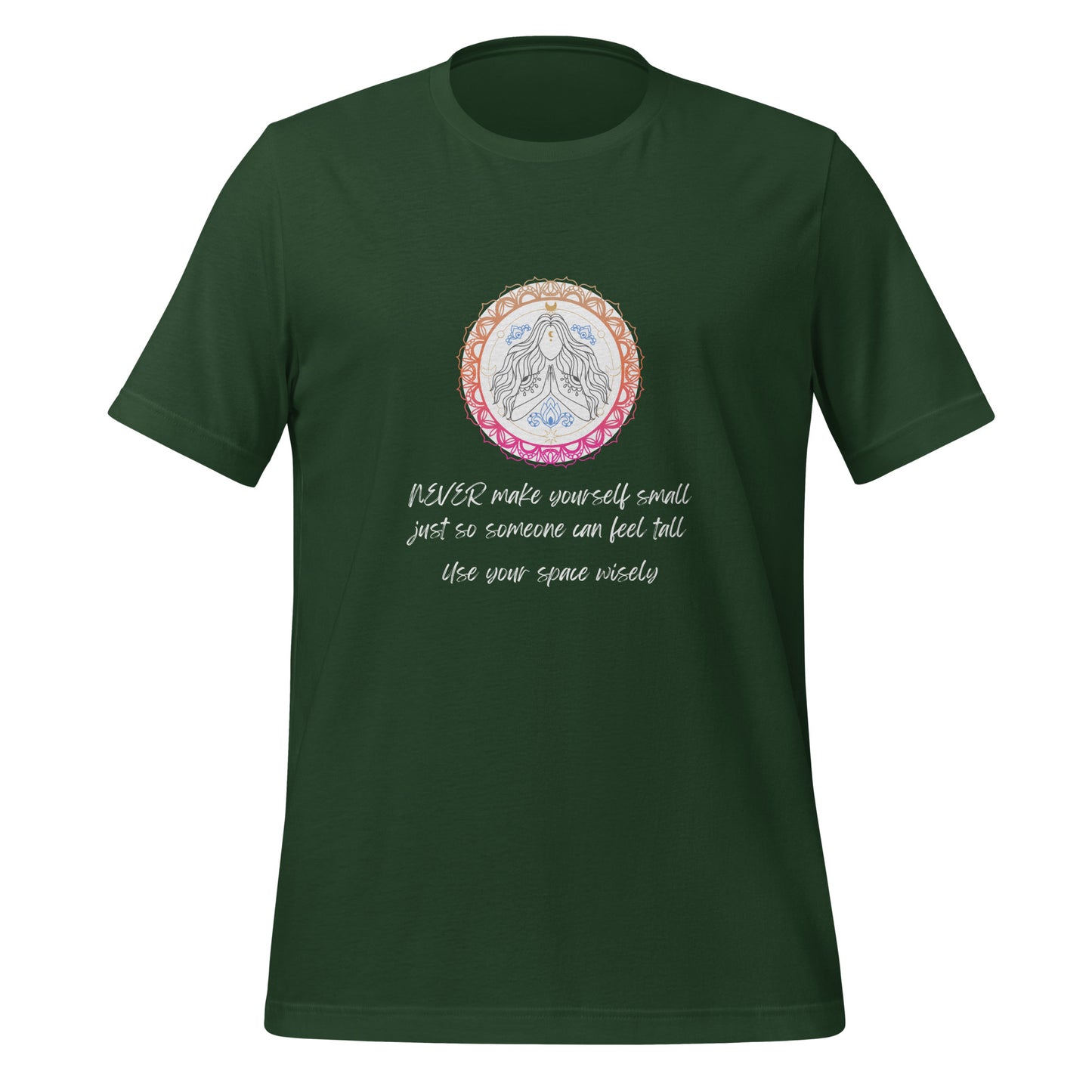 Never Feel Small High Quality Cotton T-Shirt XS-5XL