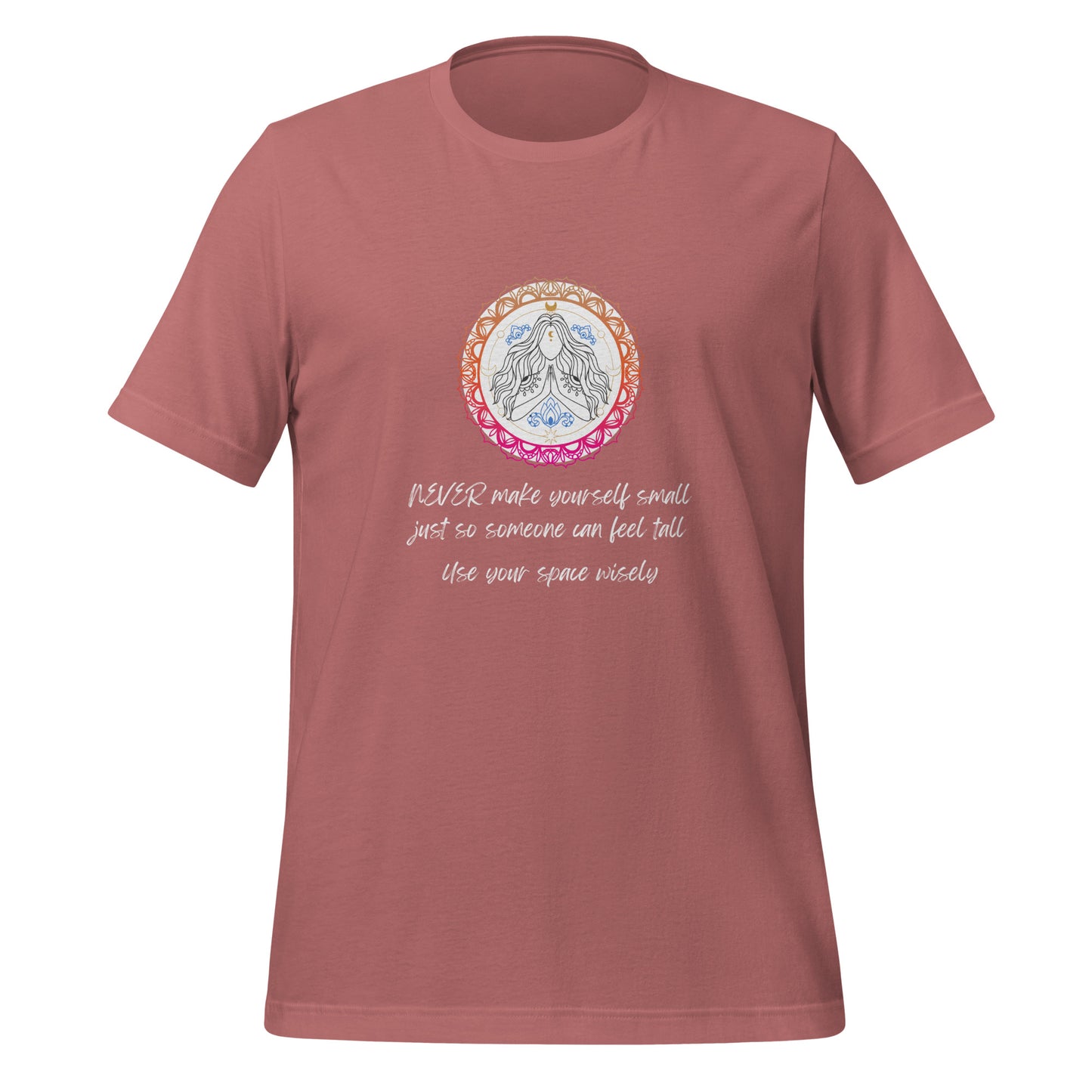 Never Feel Small High Quality Cotton T-Shirt XS-5XL