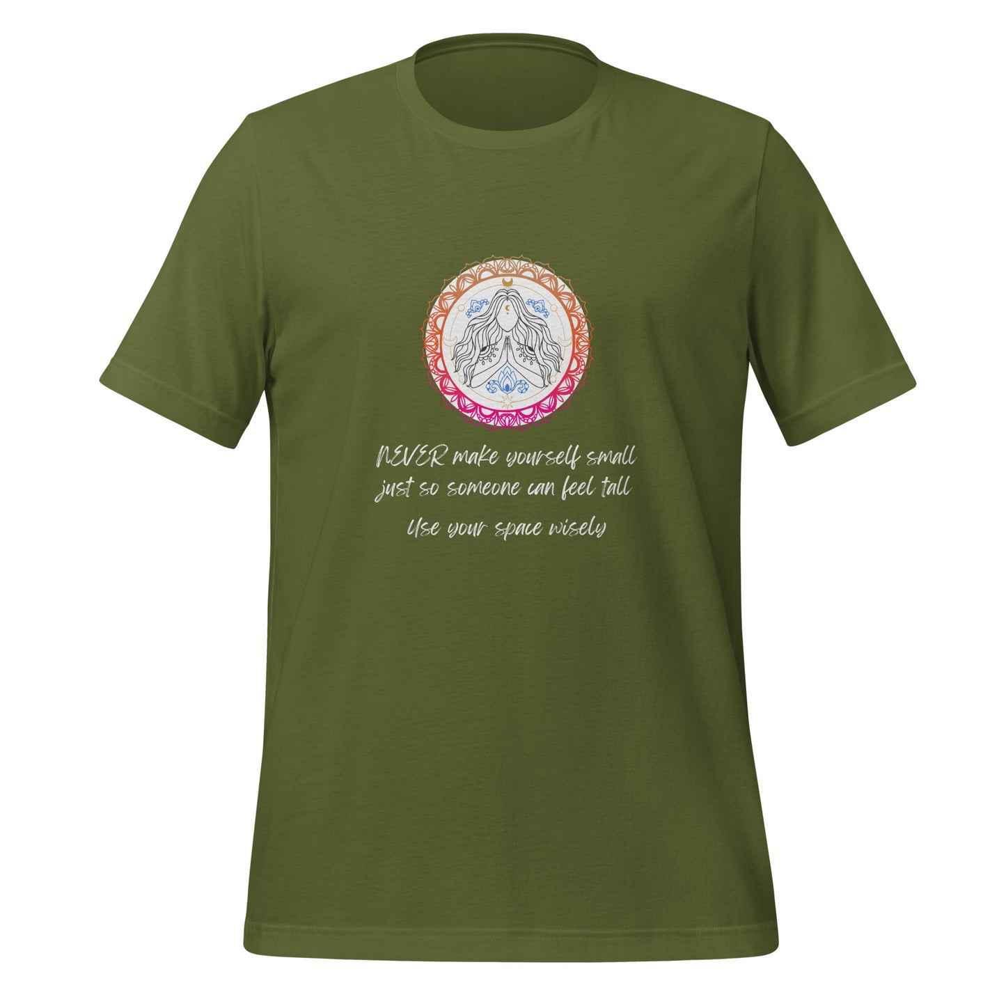 Never Feel Small High Quality Cotton T-Shirt XS-5XL