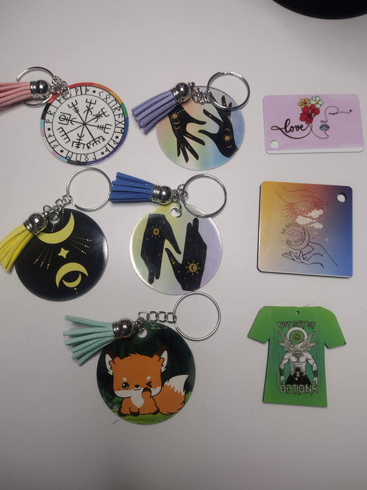 Custom Keychains with Tassels